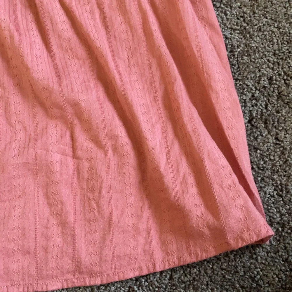 NWT Old Navy Dusty Red Puff Sleeve Mini Swing Dress - Picture 7 of 7